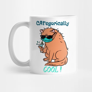 CATegorically Cool Cat Tee Mug